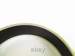 Hermes Enamel Email GM Logo Bangle Bracelet Blue 19cm