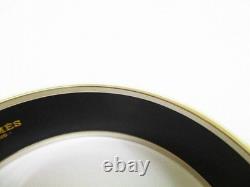 Hermes Enamel Email GM Logo Bangle Bracelet Blue 19cm