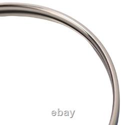 Hermes Uni Enamel Bangle Bracelet Blue Silver 8.1in Pre-owned