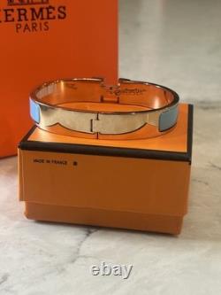 Hermes Women's White Clic H Bracelet