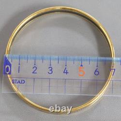 Hermes bangle enamel PM blue ribbon pattern bracelet cloisonne enamel print