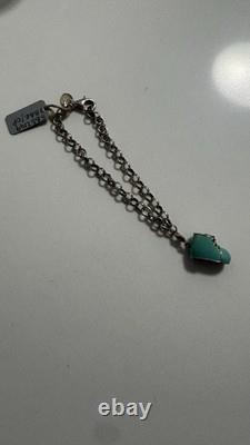 Hidalgo Blue Bootie Bracelet Sterling Silver 925 Link Chain