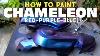How To Paint Chameleon Red Purple Blue Bosny Chameleon Powder Mix