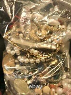 Huge! 135+ Pound Costume Jewelry Lot! Vintage To Now! Majority Wearable