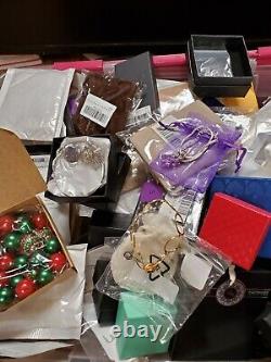 Huge 300 +PC Jewelry Lot Necklaces Earrings Bracelets Ring Stainless Costume NEW