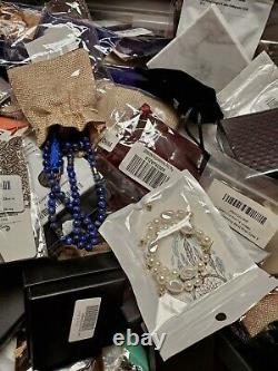 Huge 300 +PC Jewelry Lot Necklaces Earrings Bracelets Ring Stainless Costume NEW