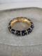 Jbk Camrose & Kross Jackie Kennedy Blue Enamel Gold Tone Rhinestone Bracelet