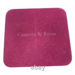 JBK Camrose & Kross Jackie Kennedy Blue Enamel Gold Tone Rhinestone Bracelet Vtg