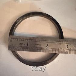 Karl Lagerfeld Vintage bracelet blue enamel gunmetal plating never worn signed