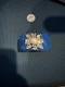 Kenneth Jay Lane Kjl Blue Enamel Maltese Cross Pearl Crystal Hinged Cuff