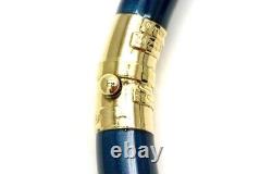 La Nouvelle Bague Blue Enamel 18k Diamond SET of Necklace 101g & Bangle 59.g