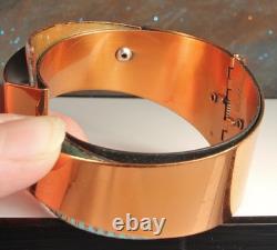 MATISSE SCULTURA Blue Enamel Signed Set 1950s Wearable Art Abstract Modern 96.6g