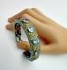 Mcl Matthew Campbell Laurenza Enamel Sterling 925 Topaz Corundum Cuff Bracelet