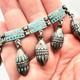 Margot De Taxco Mexico Bracelet Sterling Silver Blue Enamel Hallmarked Numbered