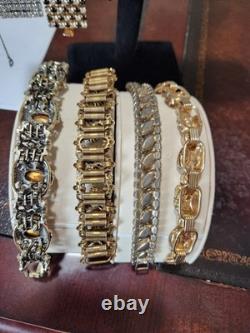 Massive 74pc Estate Jewelry Lot Trifari, Weiss, Murano & Haskell-Style Masterp