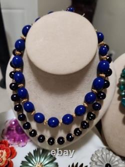 Massive 74pc Estate Jewelry Lot Trifari, Weiss, Murano & Haskell-Style Masterp