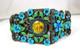 Michal Negrin Blue Enamel Flower Cherub Crystal Bracelet