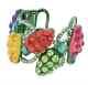 New Betsey Johnson Retro Holiday Christmas Lights Cuff Bracelet Red Green Yellow