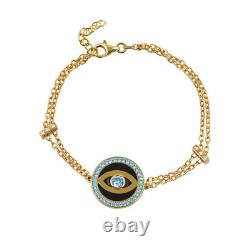 NEW Marianna Lemos Blue Eye Enamel Bracelet