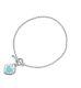 New Tiffany & Co. 925 Silver Blue Enamel Rtt Love Toggle Bracelet + Pouch