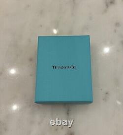 NEW Tiffany & Co. 925 Silver Blue Enamel RTT LOVE Toggle Bracelet + Pouch