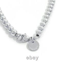 NEW Tiffany & Co. Blue Enamel Return to Tiffany Mini Heart Bracelet Silver 925