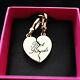 Nwt Nib Juicy Couture Best Friends Forever Pave Heart Set 2 Bracelet Charm New