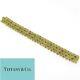 Nyjewel Tiffany & Co. 18k Yellow Gold Enamel Sapphire Bracelet 7