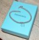 New In Box Authentic Return To Tiffany & Co Blue Enamel Heart Tag Bracelet 6.75