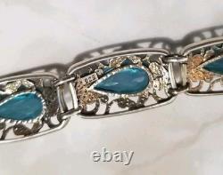 Nicky Butler Sterling Silver Blue Quartz Enamel Tennis Bracelet NB HSN $175 NWT