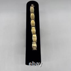 Norway Sterling Silver Royal Blue Enamel Guilloche Panel Bracelet & Pin (READ)
