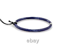 Nouvelle Bague Diamond Blue Enamel 18k Gold & Sterling Bracelet