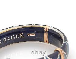 Nouvelle Bague Diamond Blue Enamel 18k & Sterling Bracelet Rt. $5,800