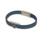 Prada Saffiano Bracelet 2ib289 053 F0154 Bracelet M Enamel Blue Silver Exc