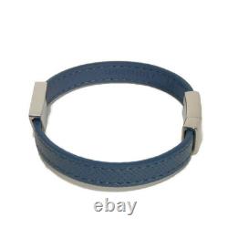 PRADA Saffiano Bracelet 2IB289 053 F0154 bracelet M Enamel Blue Silver Exc
