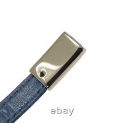 PRADA Saffiano Bracelet 2IB289 053 F0154 bracelet M Enamel Blue Silver Exc