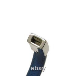 PRADA Saffiano Bracelet 2IB289 053 F0154 bracelet M Enamel Blue Silver Exc