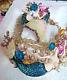 Rare Betsey Johnson Mermaid Set Necklace & Bracelet Enameled Jeweled Pearls Nwt