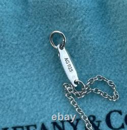 RARE Tiffany & Co. Sterling Silver 925 Blue Enamel Bow Ribbon Bracelet