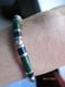 Rare Vintage Gucci 925 Silver Green & Blue Enamel Beaded Bracelet