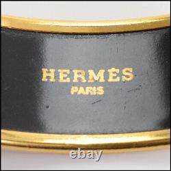 RDC12864 Authentic Hermes Blue/Gold Animaux Alphabet Enamel Bangle Bracelet