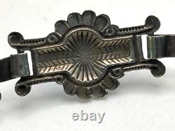 Rare Antique Johann G. Kjaerland JGK Sterling Silver Blue Enamel Bracelet Norway