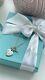 Return To Tiffany Love Blue Enamel Heart Tag Charm Toggle Bracelet