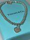 Return To Tiffany (t&co) Blue Heart Tag Bead Bracelet, 925 Sterling Silver