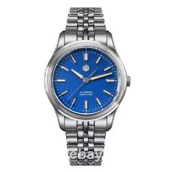 SAN MARTIN SN0144-CG7 Miyota 90S5 Automatic Enamel Dial 39mm 100M Men Gada Watch