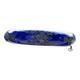Siam Vintage Cobalt Blue Enamel Bangle Sterling 925 Silver 8.5 Long, 18.45 G