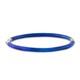 Soho 3mm Cobalt Blue Enamel White Gold Leaf Inlay Bangle Sterling Silver $250