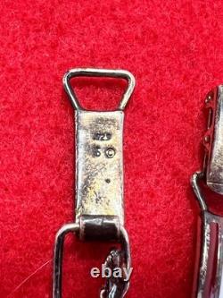 Sterling Ford Mustang Pony Red White & Blue enamel bracelet 7 Pony Girl