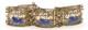 Sterling Silver Enameled Blue And White Filigree Sea Sailboat Bracelet Estate