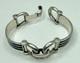 Sterling Silver Green, Navy Enamel Bracelet